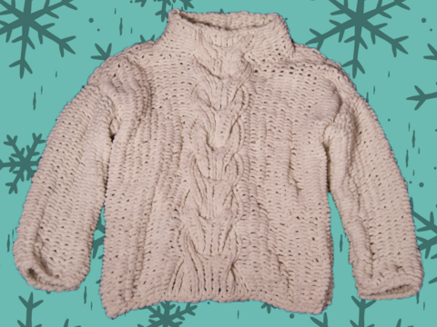 Pulli Chenille (Gösse: 128 / 134)