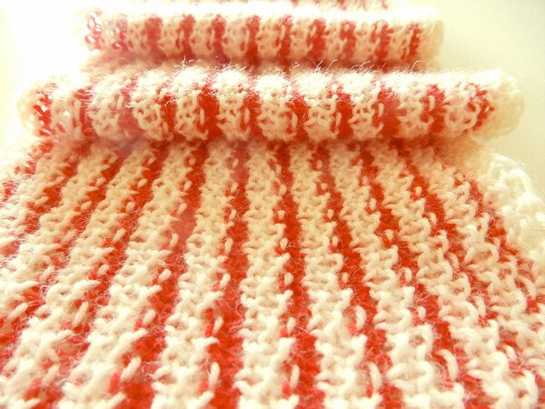 "My Striped Scarf" knitting pattern