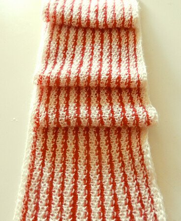 "My Striped Scarf" knitting pattern