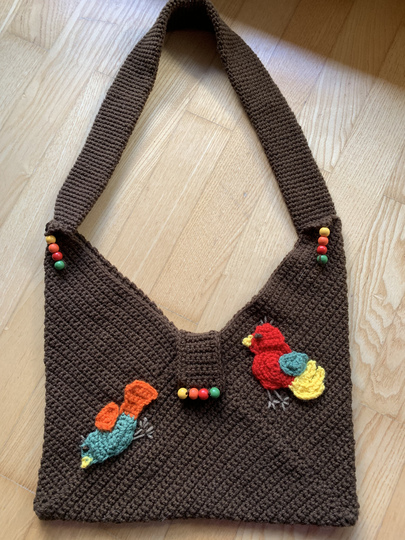 Häkelanleitung - Schultertasche "HERBSTMORGEN"