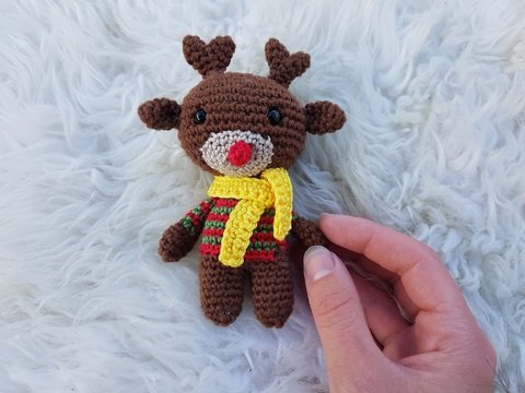 Rentier "Ruby" Häkelanleitung