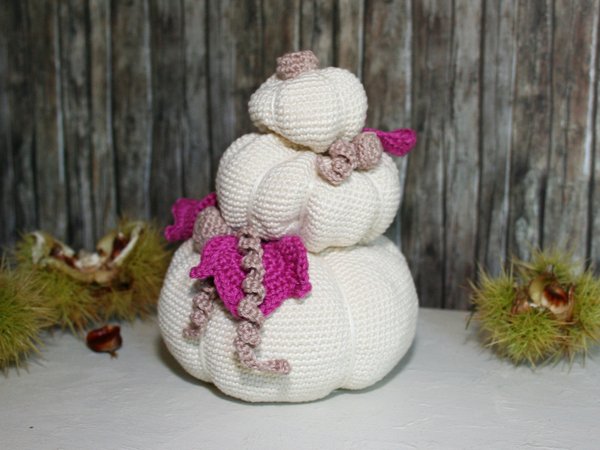 Pumpkin Stack - Doorstop or Fall Decoration - Crochet Pattern