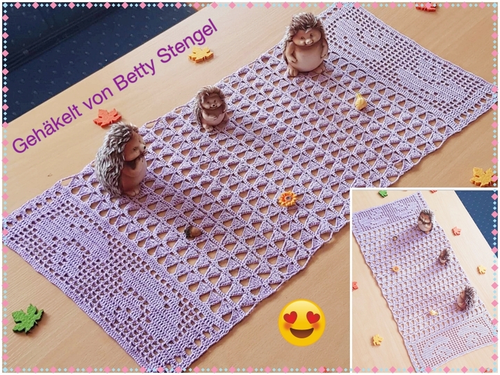 Häkeln / Tischläufer "Herbstzauber"