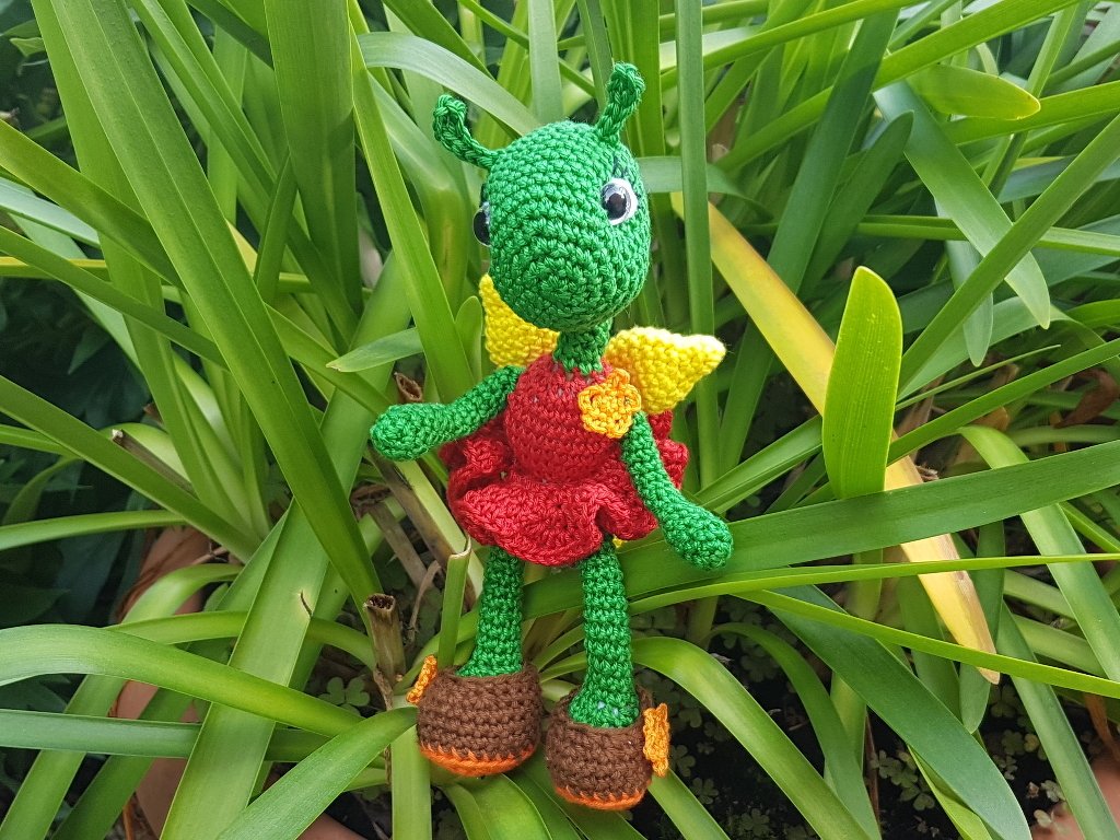 Häkelanleitung Gwendolin Glühwürmchen - Bild 3