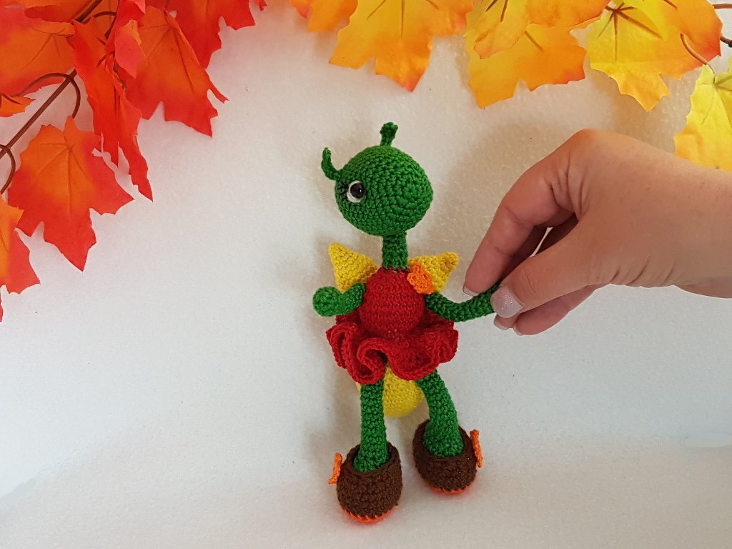 Häkelanleitung Gwendolin Glühwürmchen