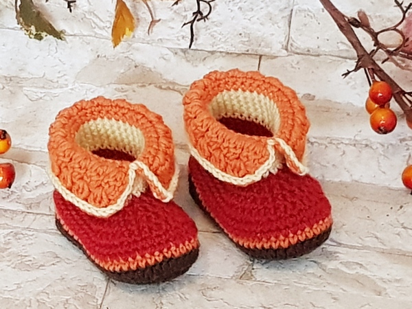 Baby Booties „Marly“, 0-6 months – Crochet Pattern