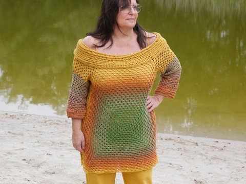 Häkelanleitung Pulli Herbstzauber