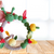 Anleitung Herbstkranz Raupe mit Apfel/ Beeren/ Kürbis/ Blättern