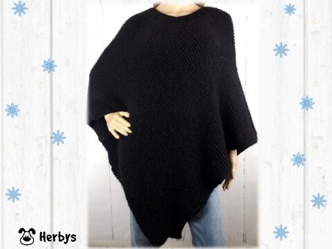 Strickanleitung Poncho "Klassik"