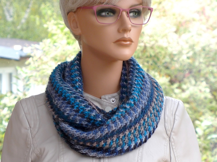 Strickanleitung: Universal-Loop für die ganze Familie