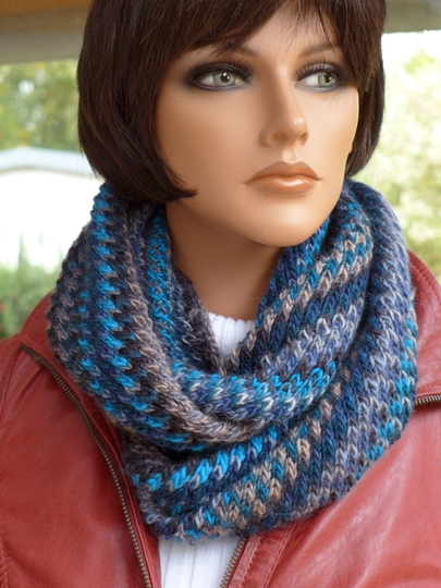 Strickanleitung: Universal-Loop für die ganze Familie