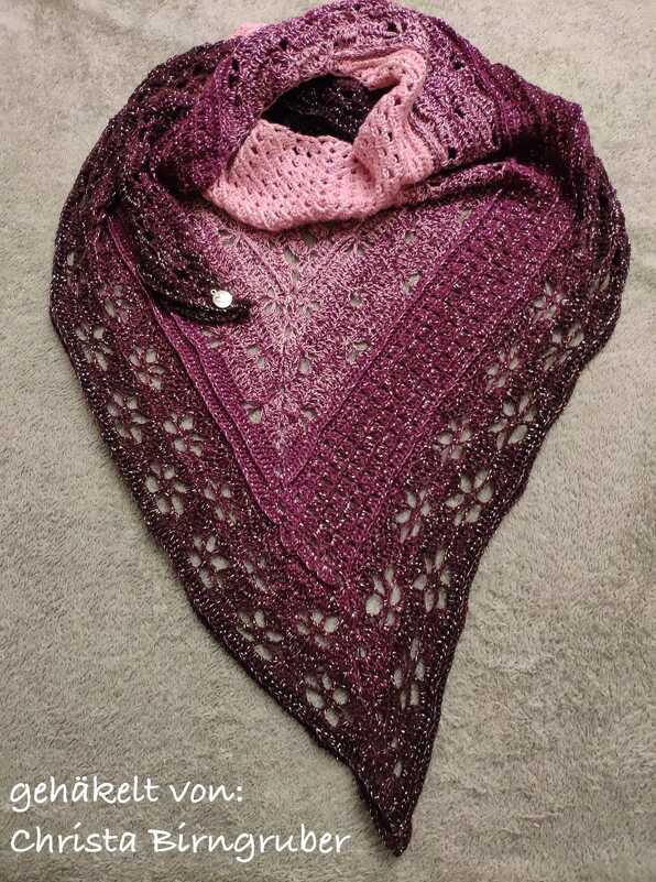 Anleitung: Dreieckstuch "asimmetrico" - Bild 6