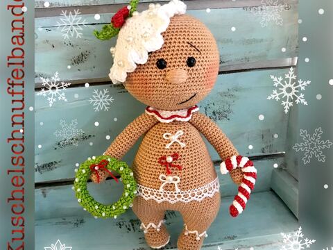 Häkelanleitung Kuschelschnuffelbande Lebkuchenmännchen