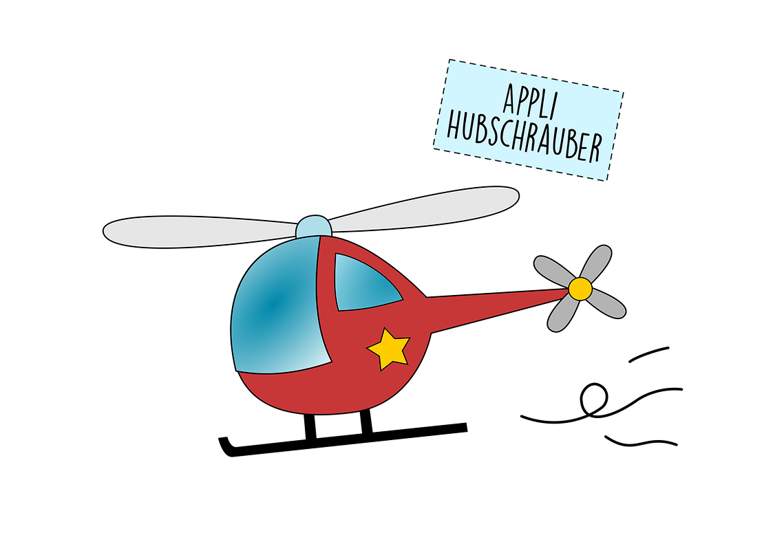 Applikationsvorlage Hubschrauber