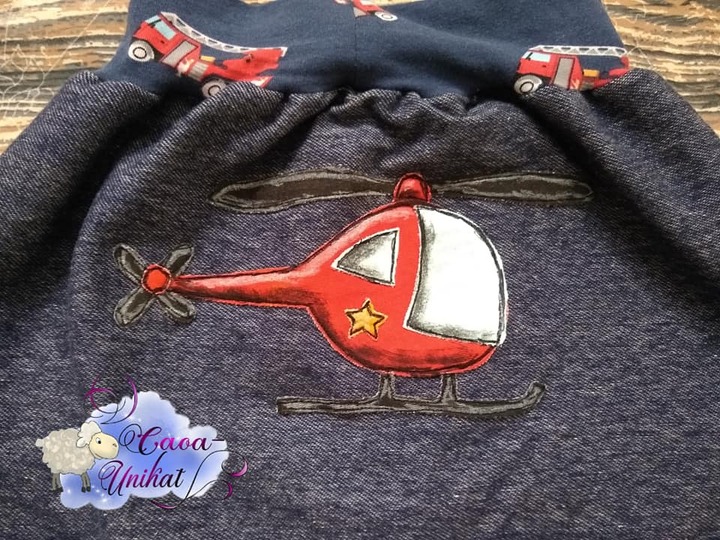 Applikationsvorlage Hubschrauber