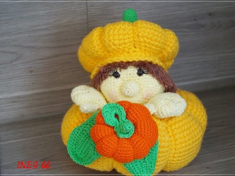 Herbstdeko Kürbis Korbinian