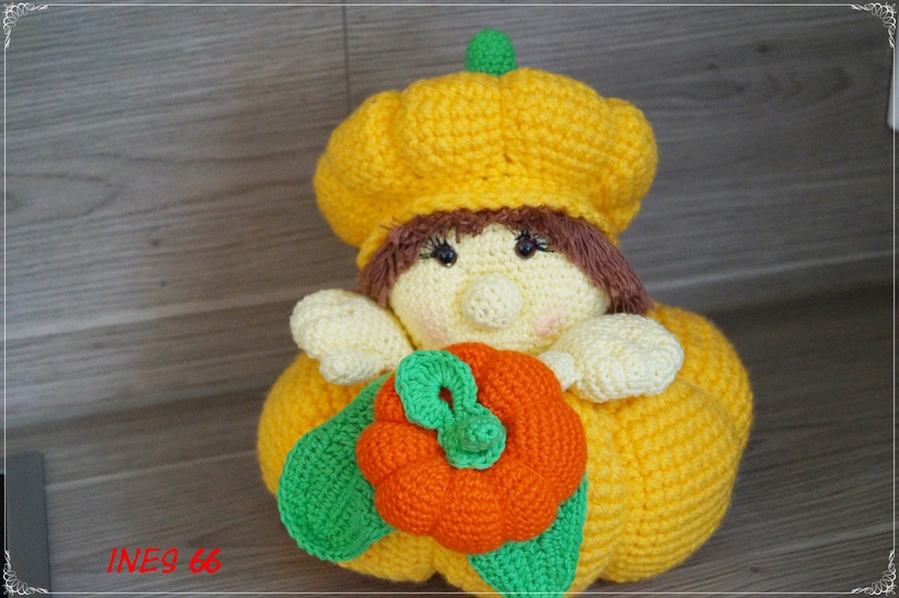 Herbstdeko Kürbis Korbinian