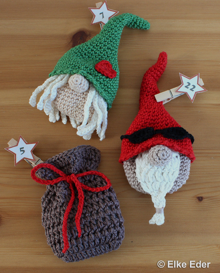 Cute Christmas Elves "Greta and Rocky" - Crochet Pattern
