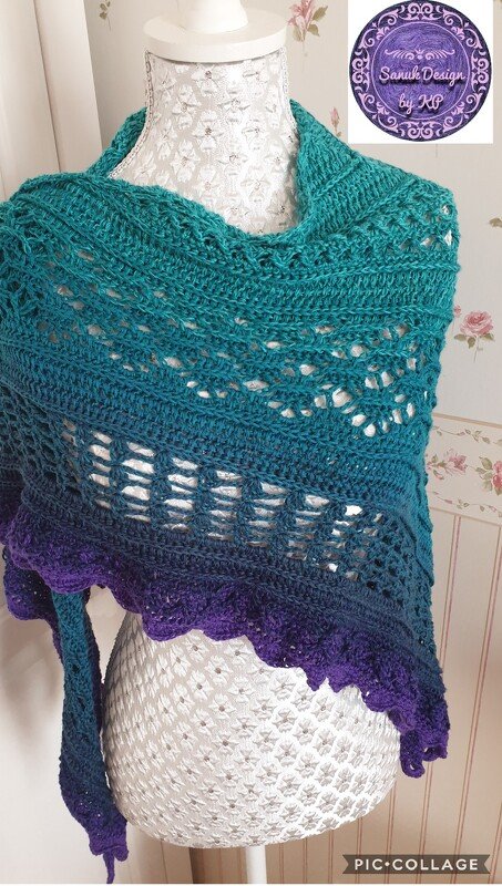 Häkelanleitung Lonid Dreiecktuch - Bild 3