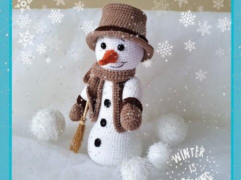 Fritz , der fleißige Schneemann