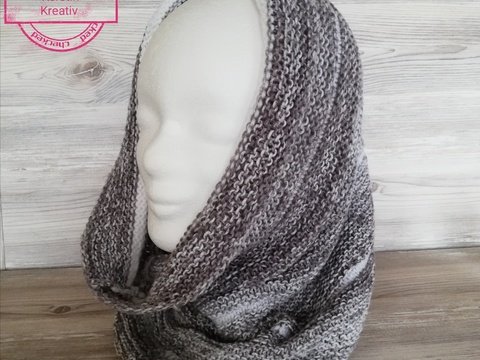 Strickanleitung Kapuzenlool/ Mützenschal