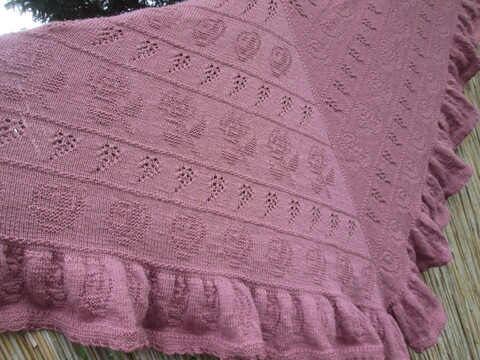 "MADAME ROSE"  Dreiecktuch-Schultertuch