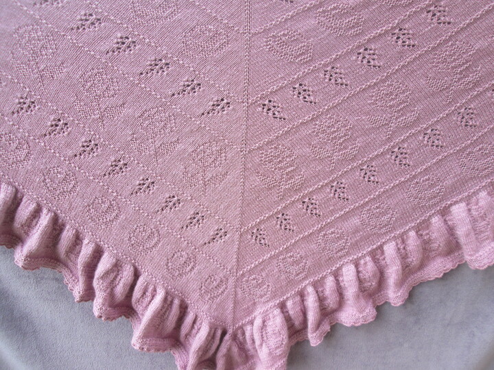 "MADAME ROSE"  Dreiecktuch-Schultertuch