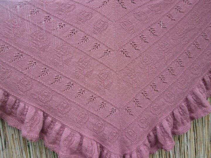 "MADAME ROSE"  Dreiecktuch-Schultertuch