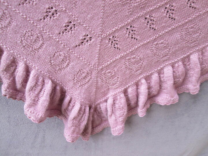 "MADAME ROSE"  Dreiecktuch-Schultertuch