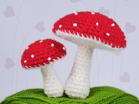 Fliegenpilz • LuckyTwins • Amigurumi Häkelanleitung PDF