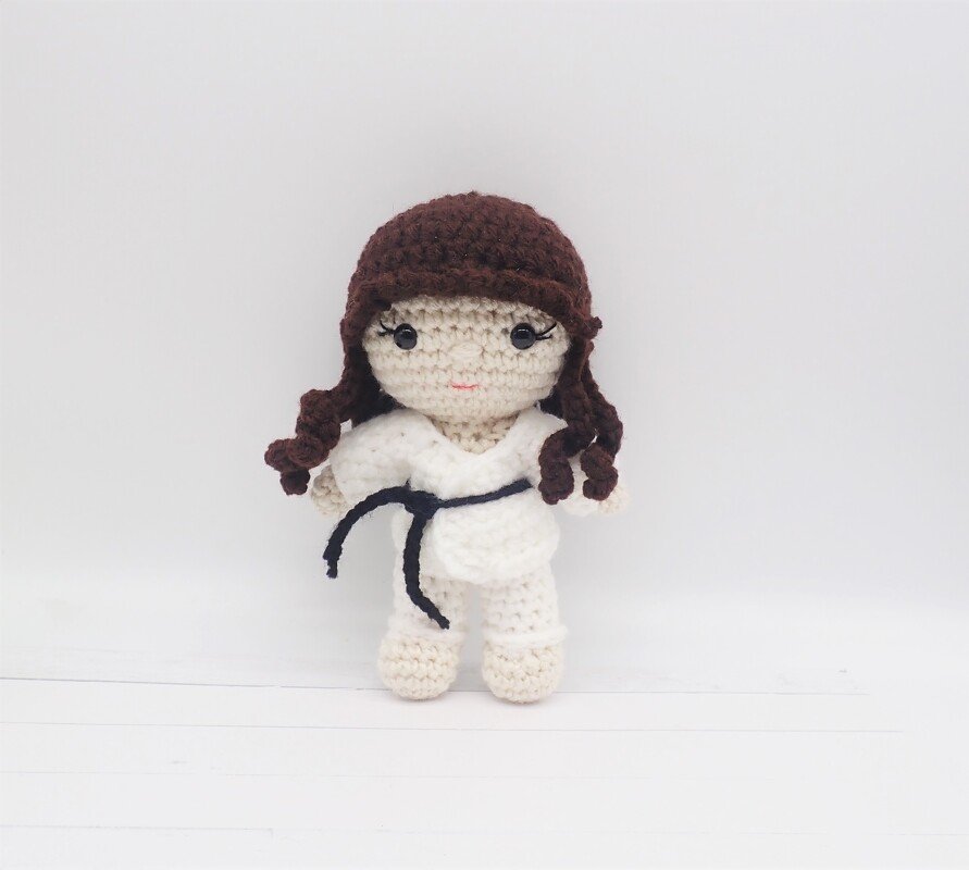 Felton in Karate Costume- Crochet Amigurumi Pattern PDF- English - Image 6