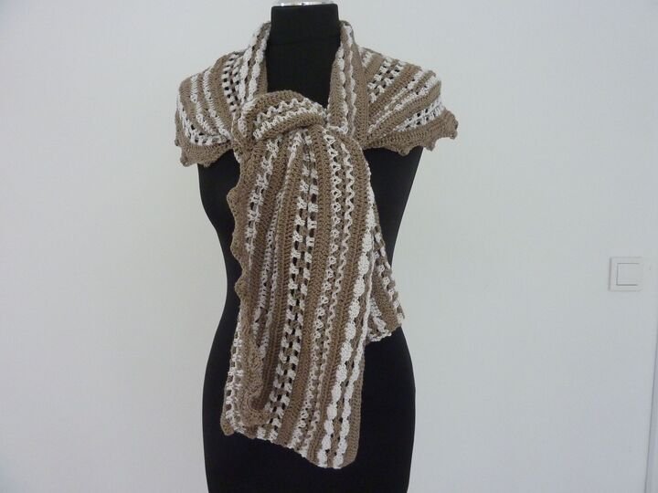 Häkelanleitung - Schaltuch "Mélange"