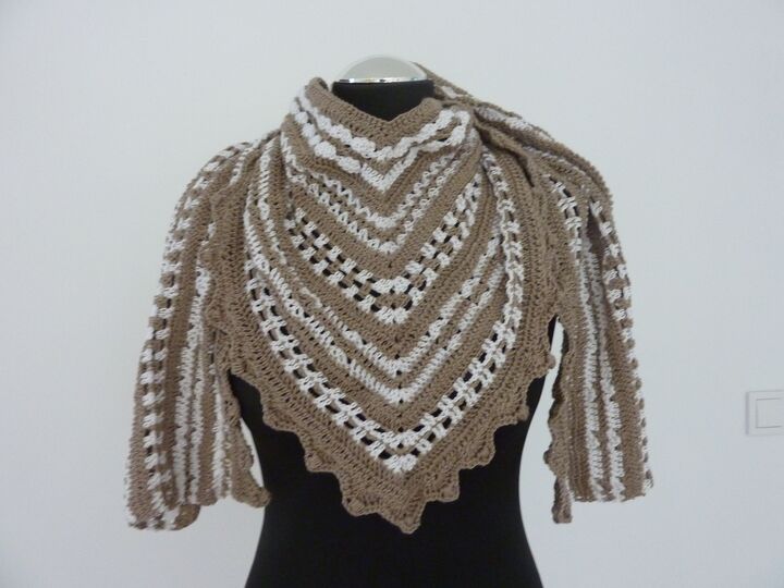 Häkelanleitung - Schaltuch "Mélange"