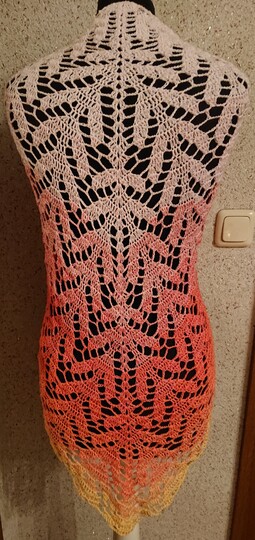 Tuch Olivia häkeln Häkeltuch Dreieckstuch Schultertuch