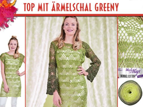 TOP MIT ÄRMELSCHAL GREENY