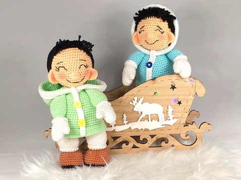 Crochet Pattern "Ernie" The little Eskimo