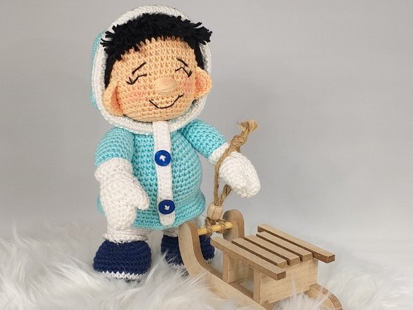 Crochet Pattern "Ernie" The little Eskimo