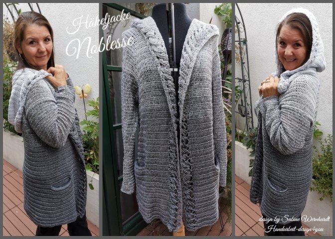 Häkeljacke "Noblesse" - RVO für alle Größen