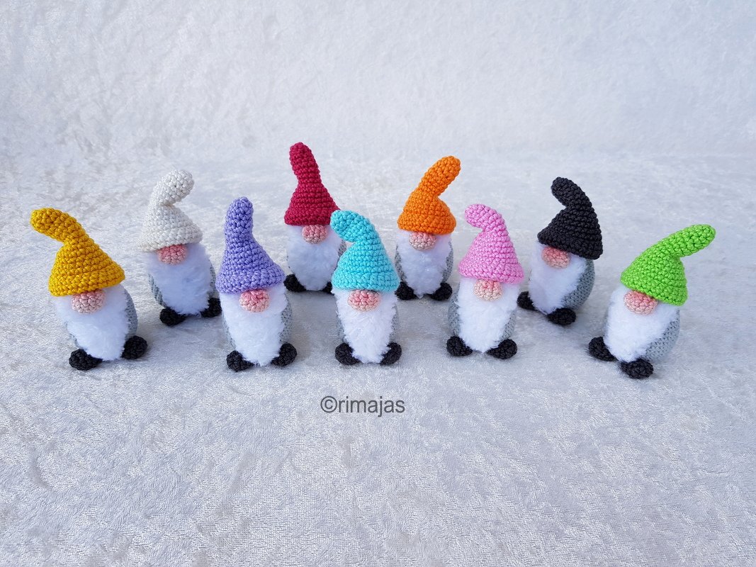 Häkelanleitung - Wichtel / Ideal für Wollreste - Bild 5