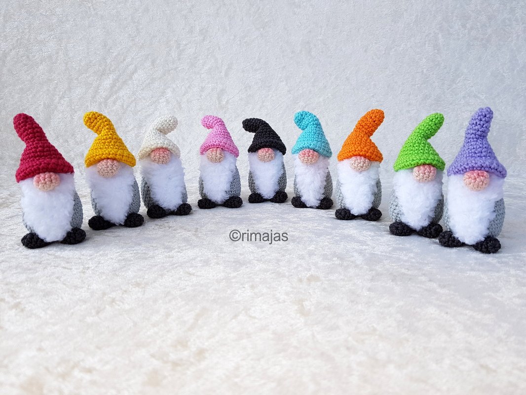 Häkelanleitung - Wichtel / Ideal für Wollreste