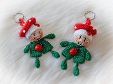 Glückspilz Schlüsselanhänger Fliegenpilz Taschenbaumler Glücksbringer