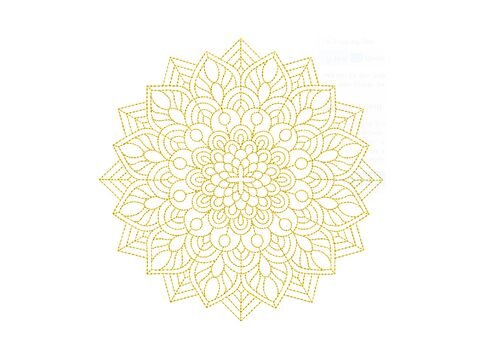 Stickdatei 18x30 "Mandala 4"