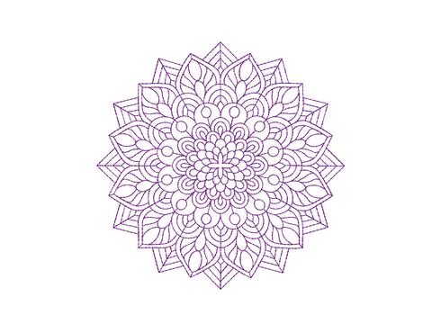 Stickdatei 16x26 "Mandala 4"