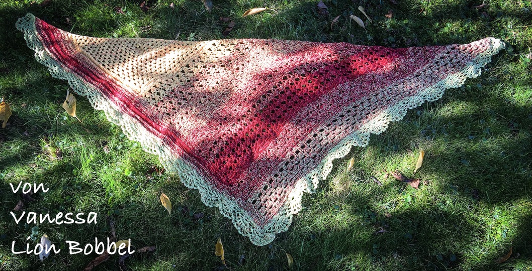 Anleitung: Asymmetrisches Dreieckstuch "Antique"