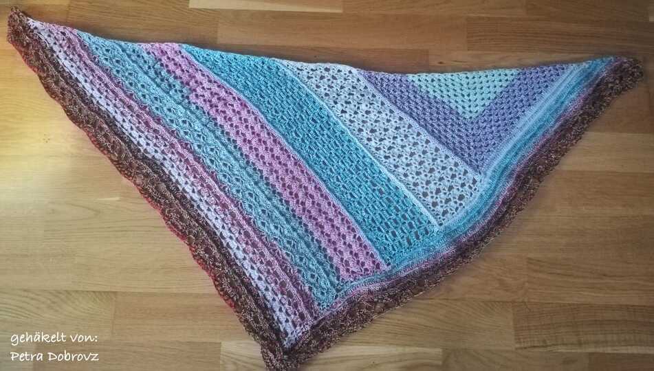 Anleitung: Asymmetrisches Dreieckstuch "Antique"