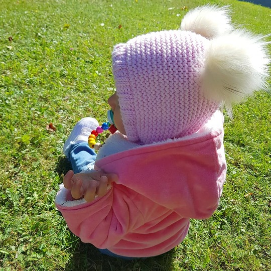 Strickanleitung Schlupfmütze ++ Amelie ++, mit Kragen, für alle Größen