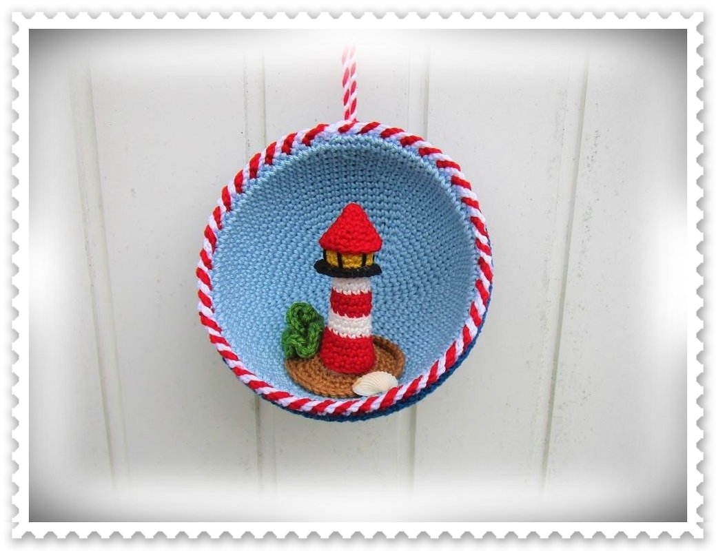 Häkelanleitung Maritime Dekokugel Leuchtfeuer - Bild 4