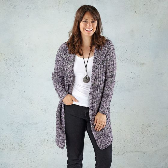 Strickanleitung Damenjacke "Feinstrumpf Color" 760012