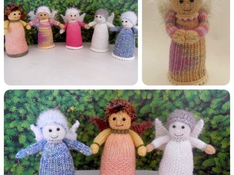 Strickanleitung Engel/Schutzengel - Himmlische Glücksboten