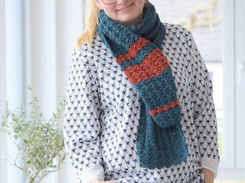 Häkelanleitung Schal Wolkentraum